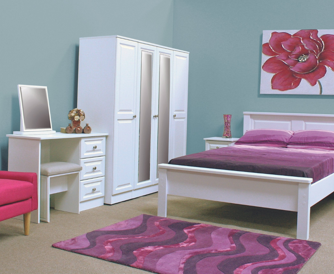 Avoca 1 Door Robe with Shelves