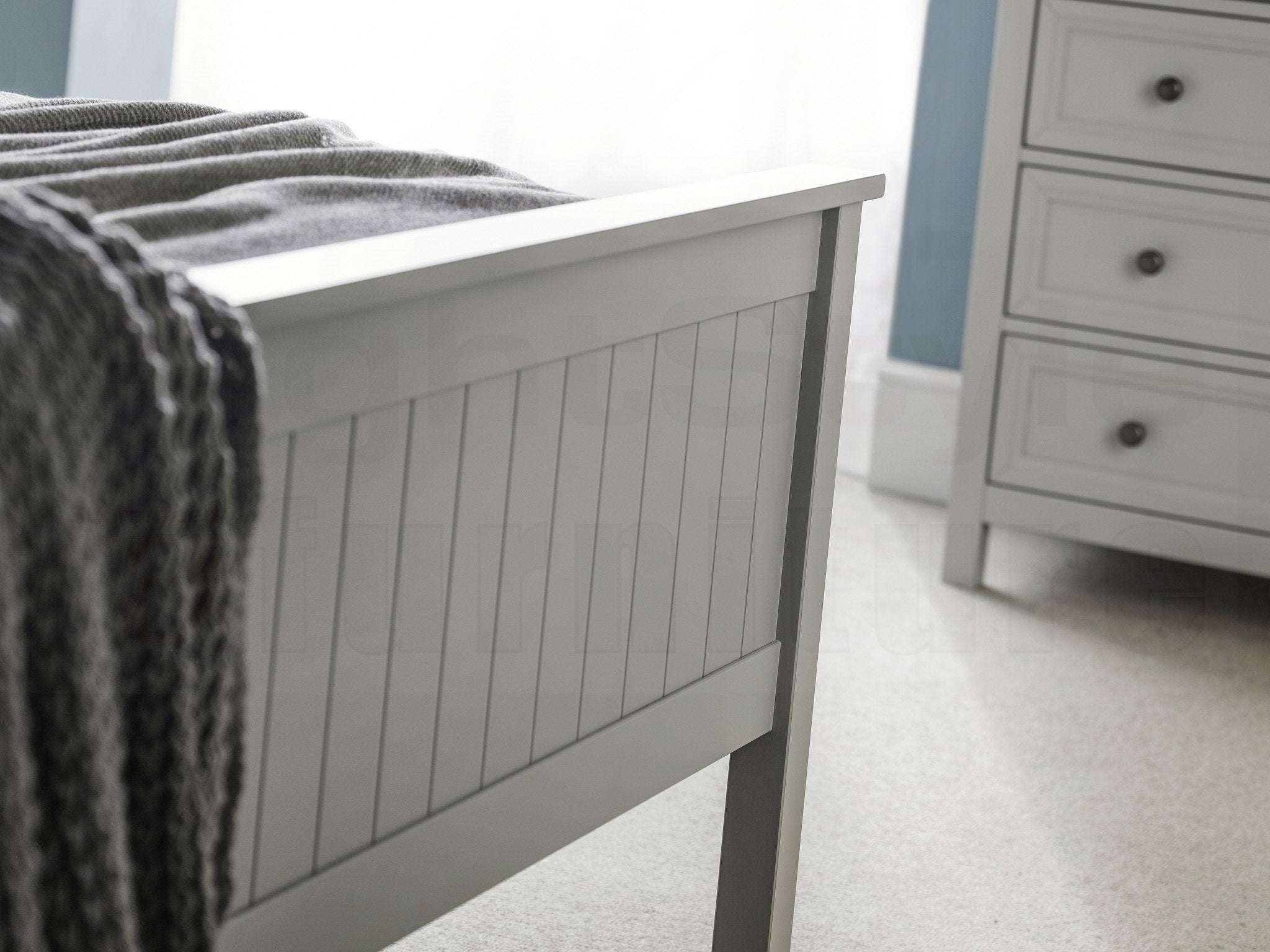 Maine 90Cm Bed - Dove Grey