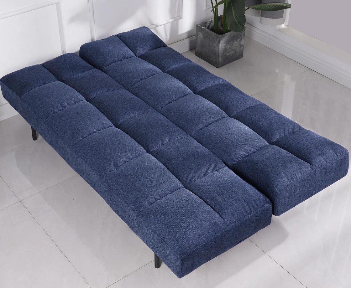 Boston Double Semi Reclined Sofabed - Denim