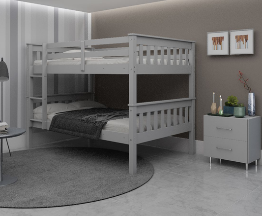Bounty 4ft Duo Bunk Bed - Grey