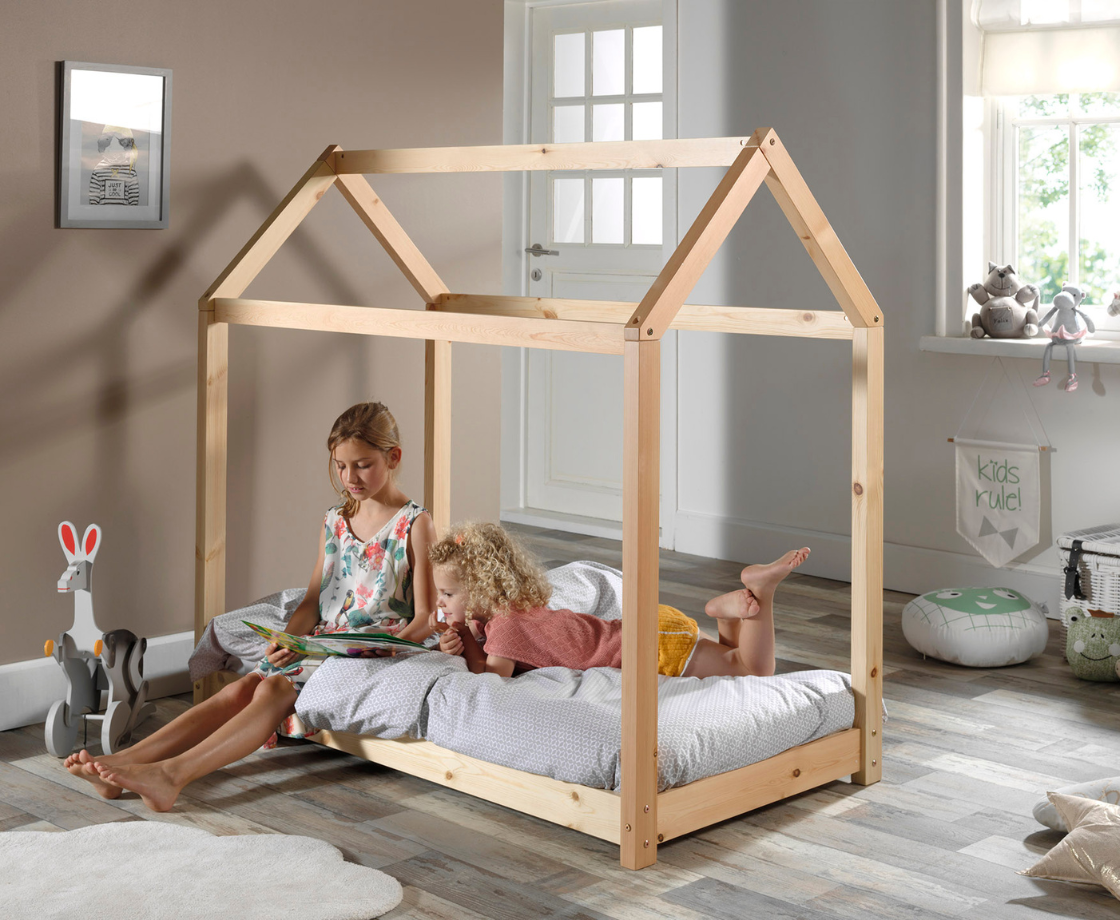 Cabane Toddler Bed 70x140cm - Natural