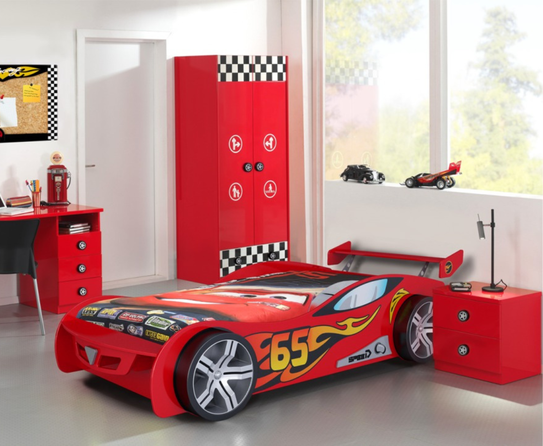 Lemans Bed 90x200cm - Red