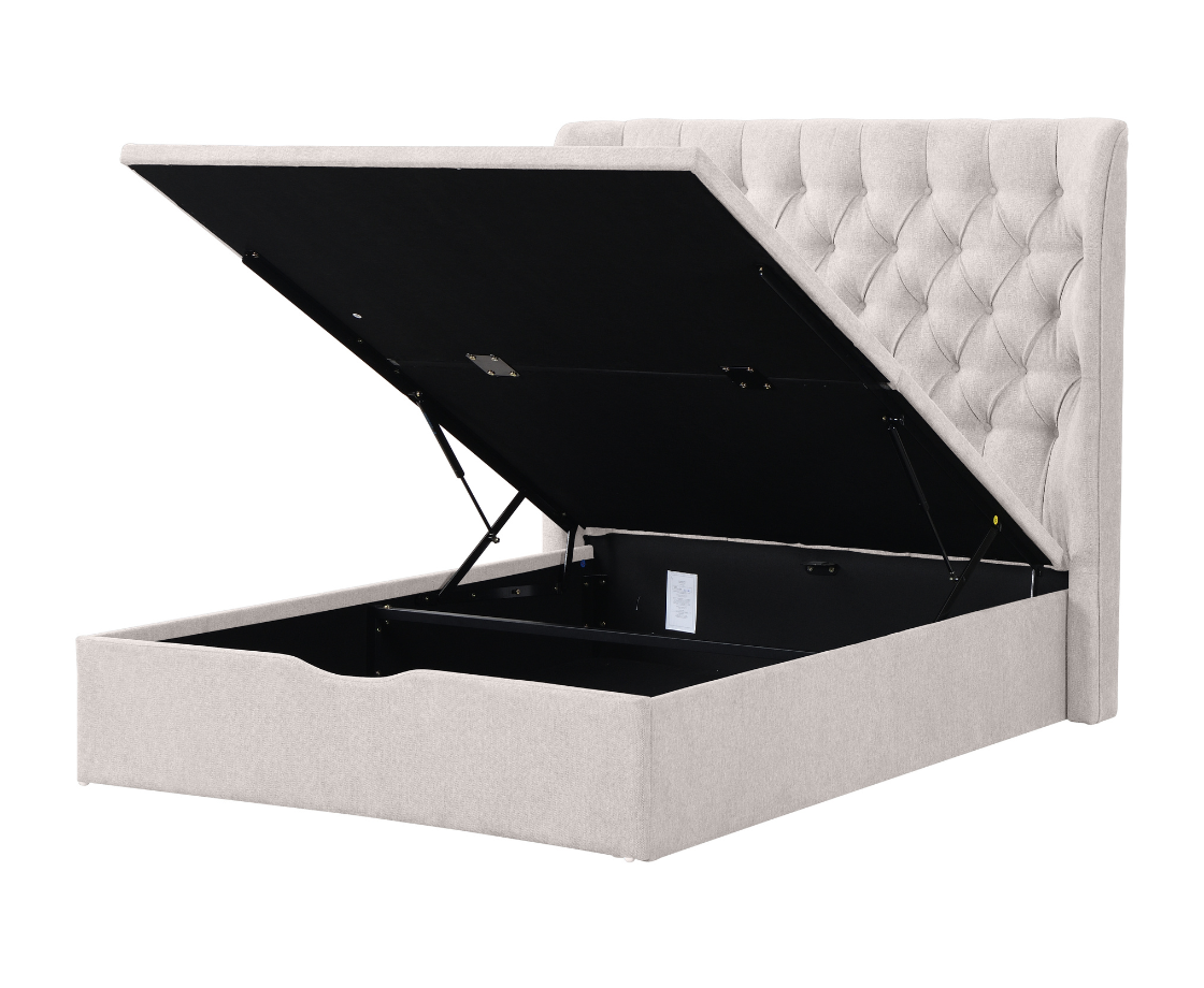 Clara 5ft Ottoman Bed Pack - Beige