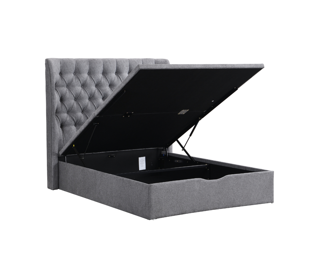 Clara 5ft Ottoman Bed Frame - Grey