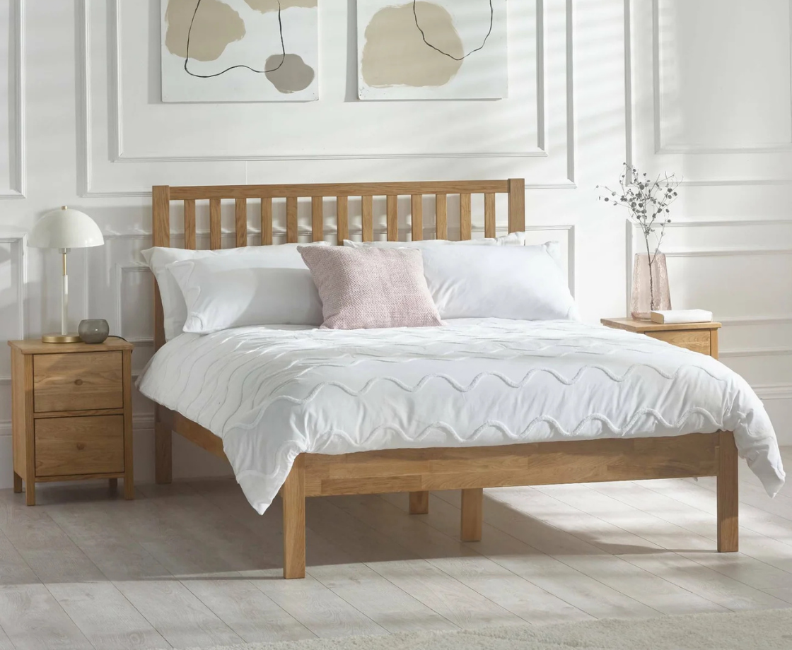 Coxmoor 4ft6 Double Bed Frame - Oak