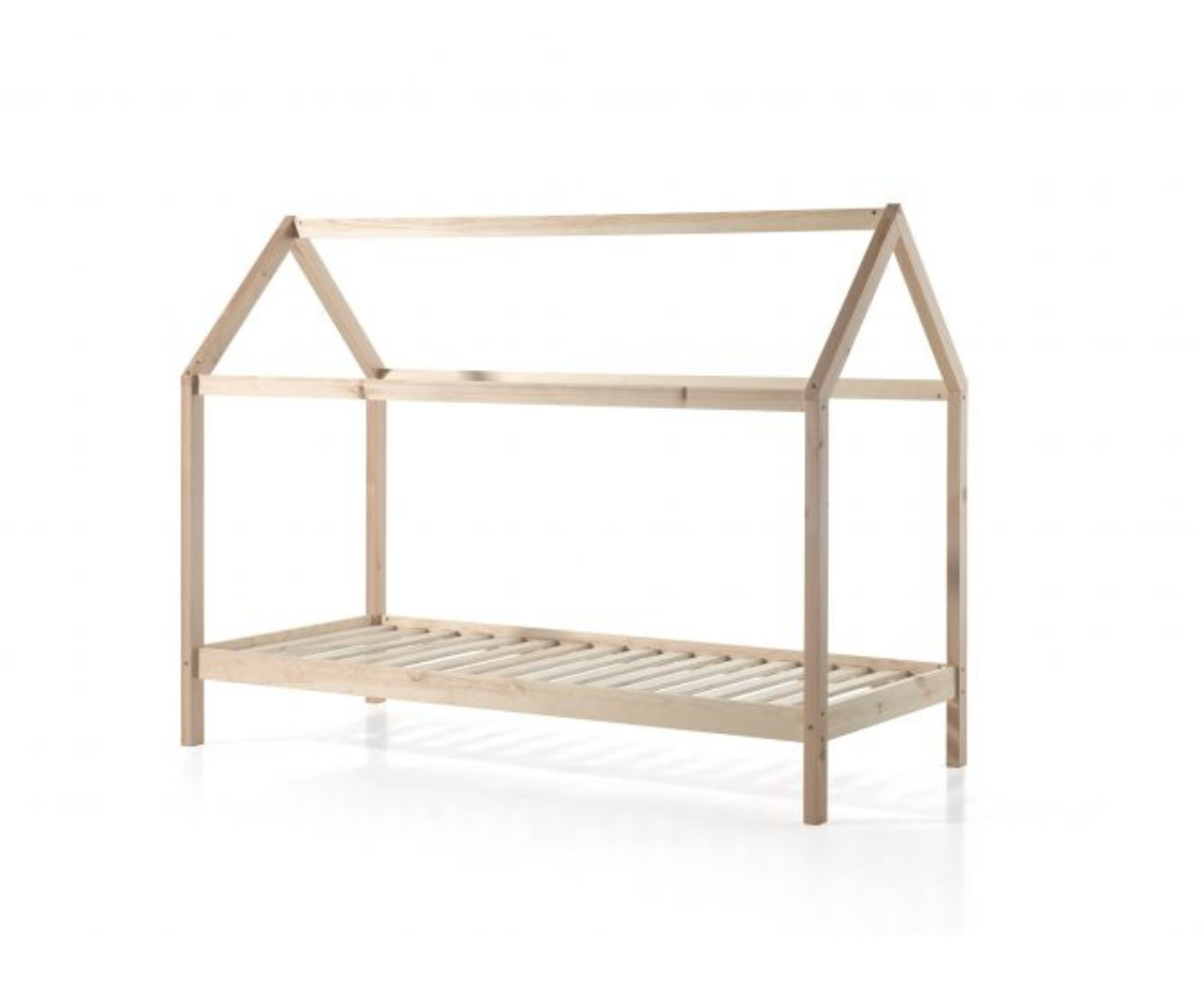 Dally House Bed 90x200cm - Natural