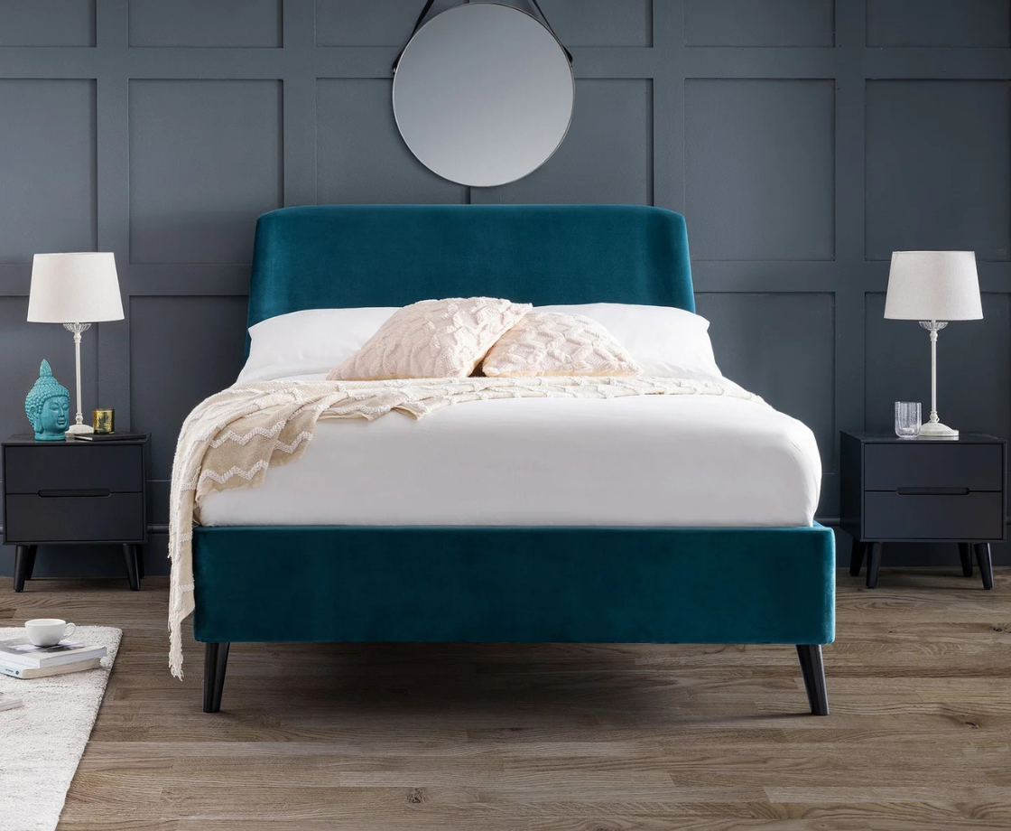 Frida 5ft Kingsize Bed Frame - Teal