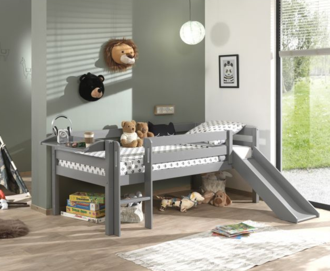 Funkie Low Sleeper with slide - Grey