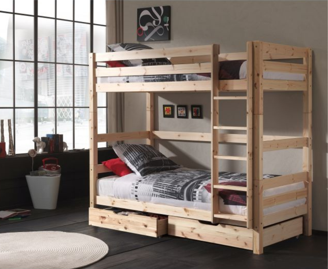 Funkie Bunk Bed 180cm - Natural