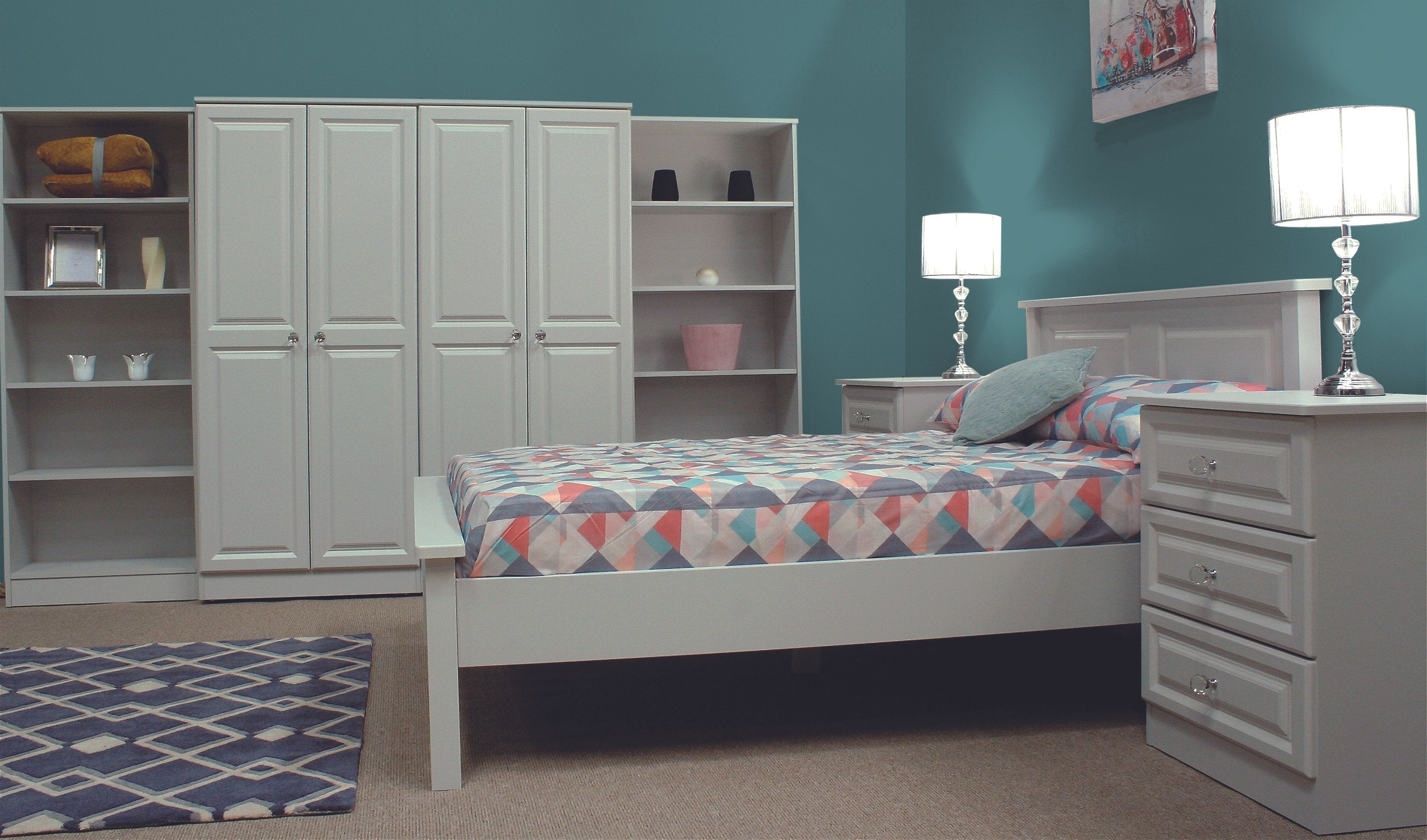 Greystones 2 Door Hanging Combi Kids Robe