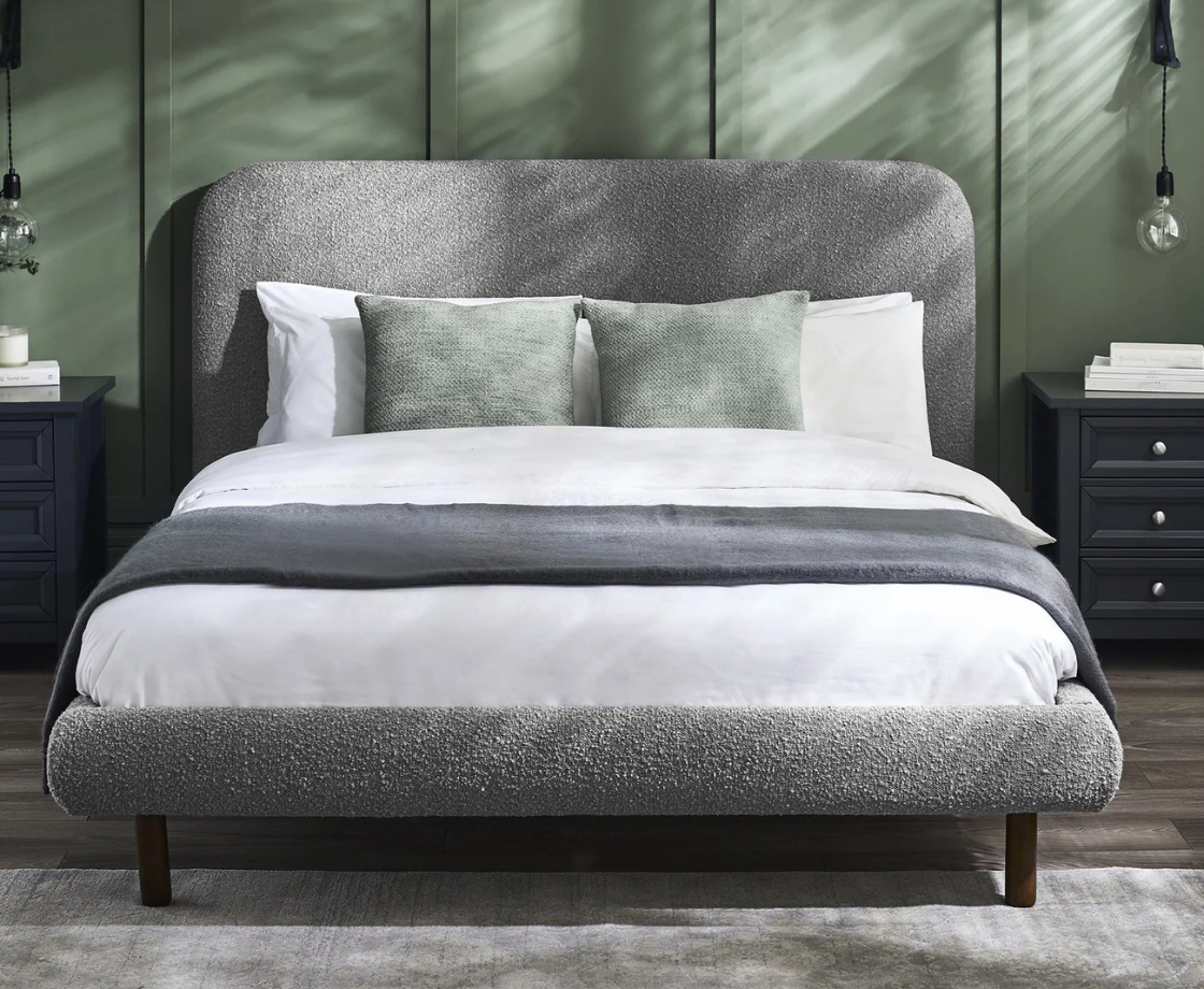 Hannah 4ft6 Double Bed Frame - Grey