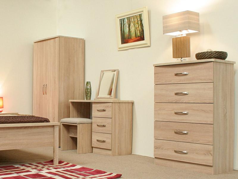 Lungo Dressing Table Double Pedestal