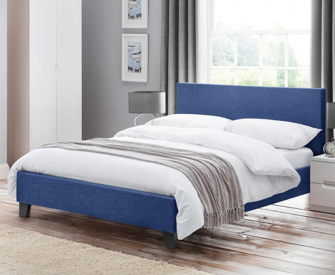 Rialto 4ft6 Double Bed Frame - Blue