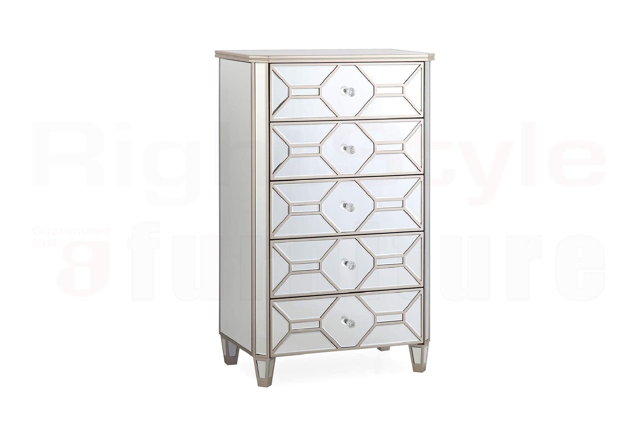 Rosa Tall Chest, 5 Drawer