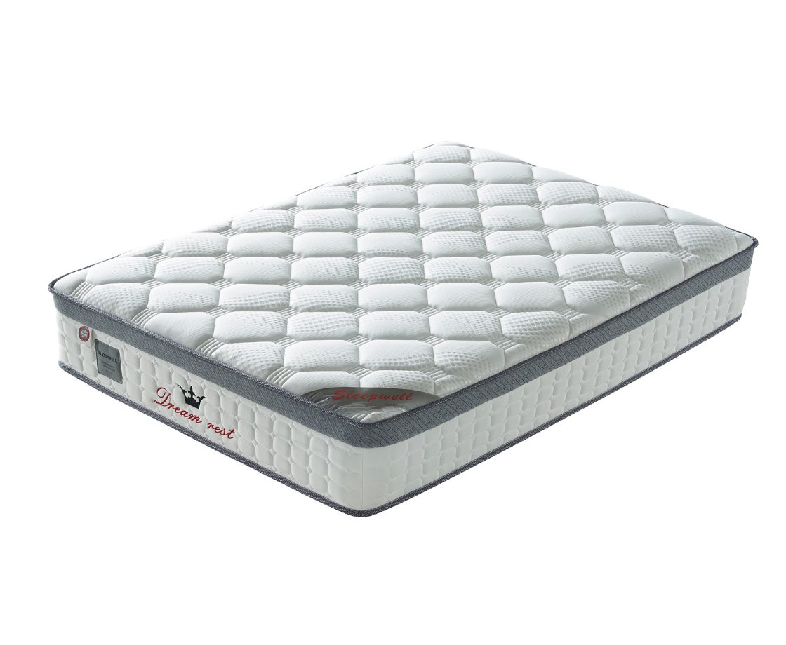 Sleepwell 4ft6 Double Mattress - White