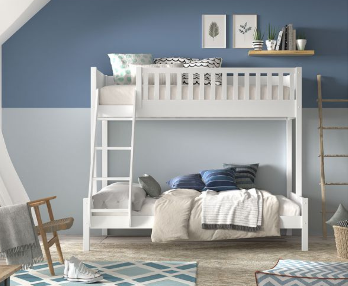 Snowy Family Bed - White