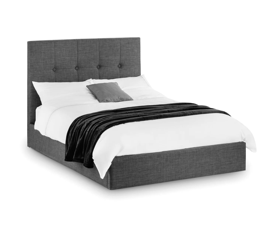 Sorrento 4ft6 Double Ottoman Bed - Grey