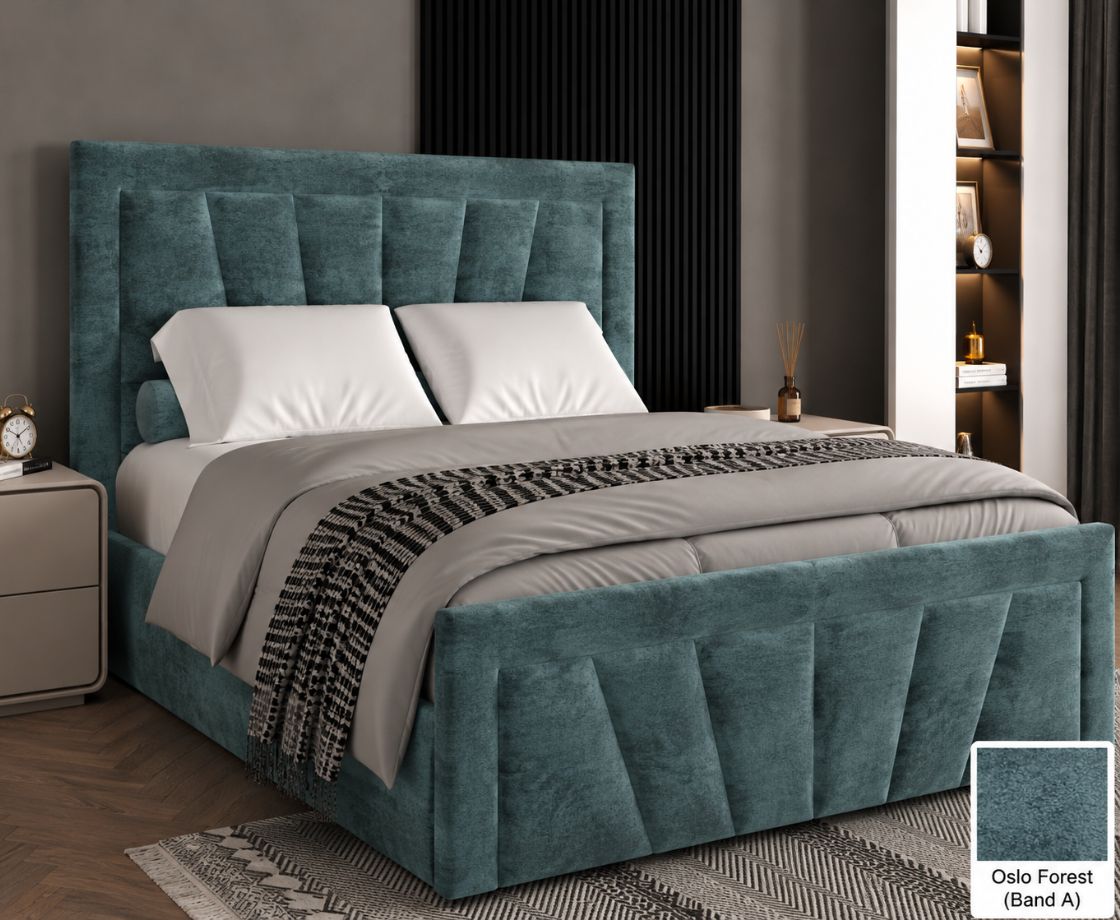 Starry 4ft Small Double Ottoman Bed Frame