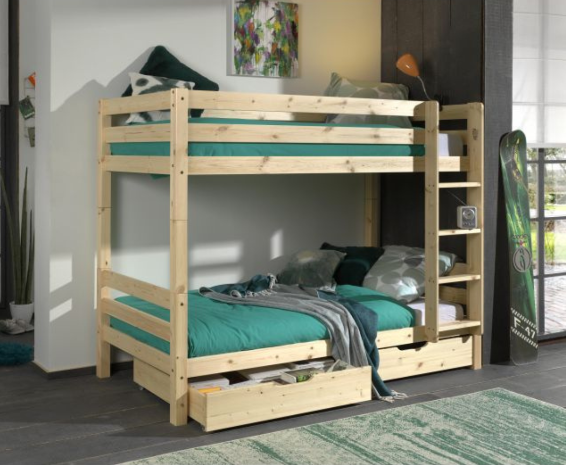 Funkie Bunk Bed 160cm - Natural
