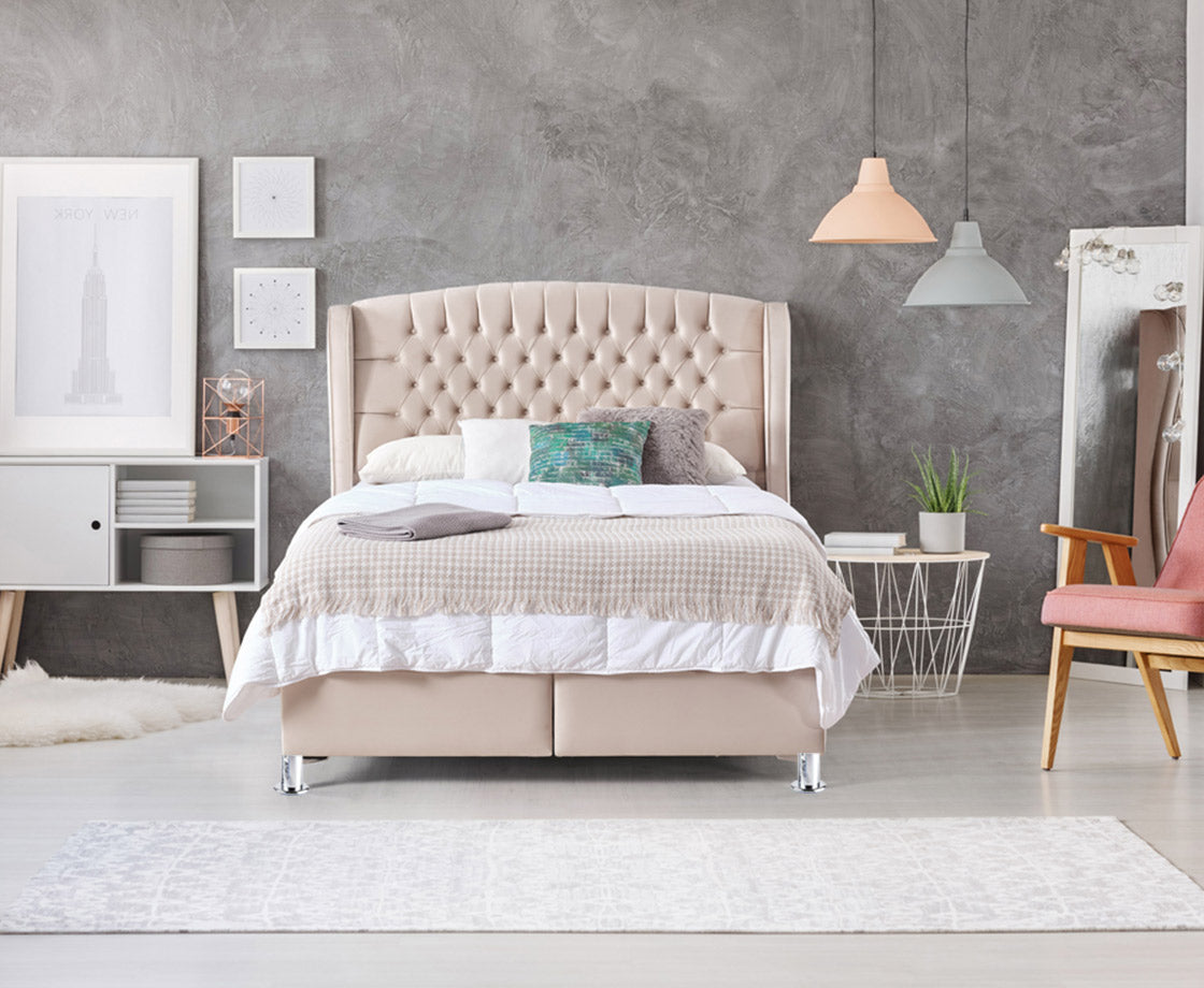 Venus 6ft Superking Ottoman Bed Pack - Grey | Sand