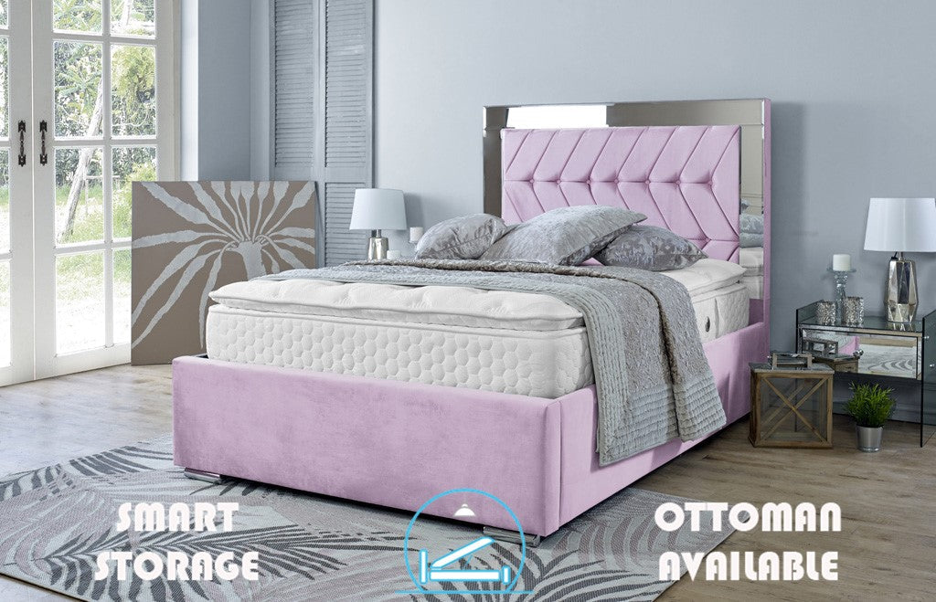 Parie 5ft Kingsize Bed Frame- Naples Grey