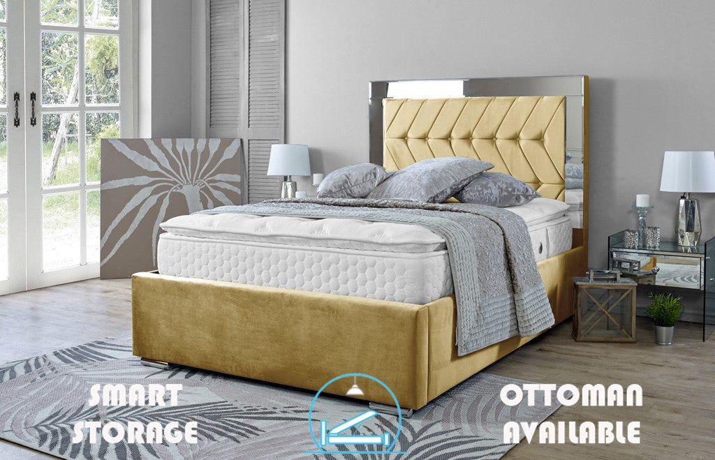 Parie 5ft Kingsize Bed Frame- Naples Grey