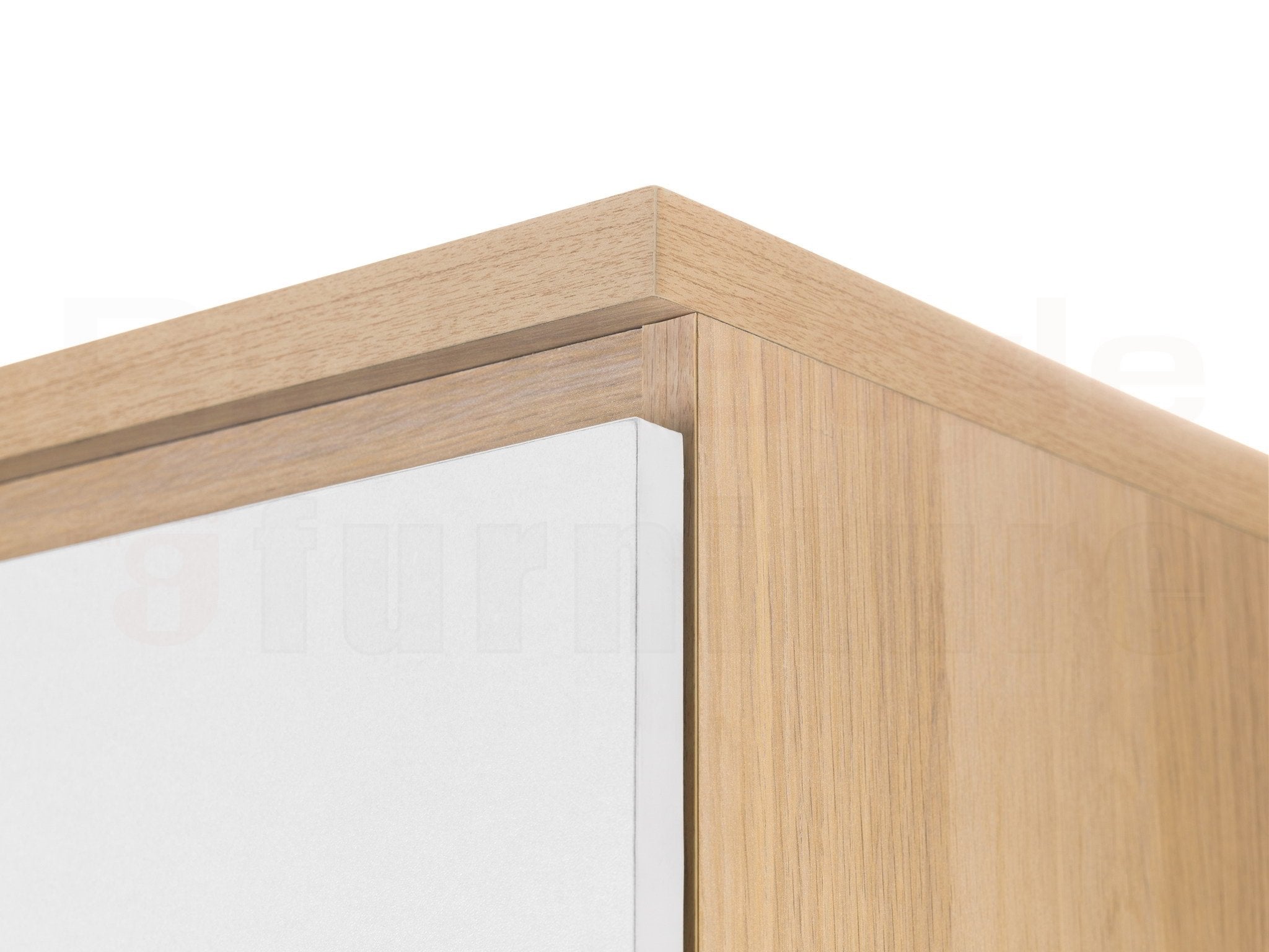 Europa 2 Door Wardrobe White & Oak