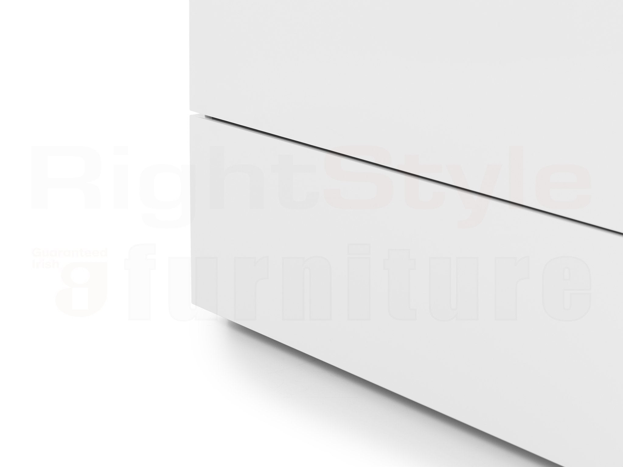 Grace 2 Door 1 Drw Wardrobe - White Gloss