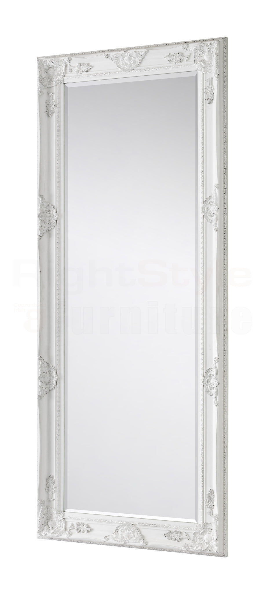 Pari White Lean-To Dress Mirror