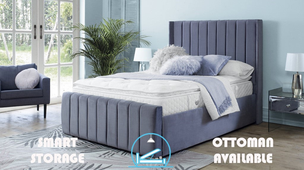 Topaz 4ft 6 Ottoman Bed Frame
