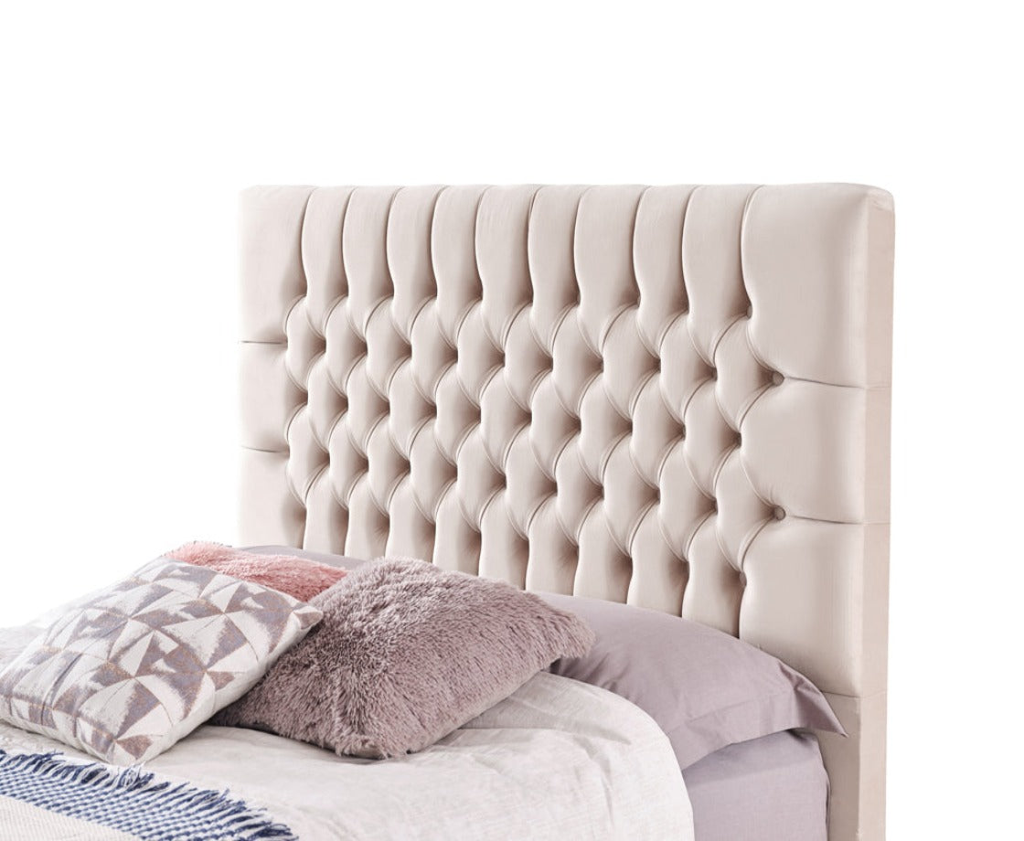 Astrid 4ft 6 Double Ottoman Bed Pack - Sand | Grey