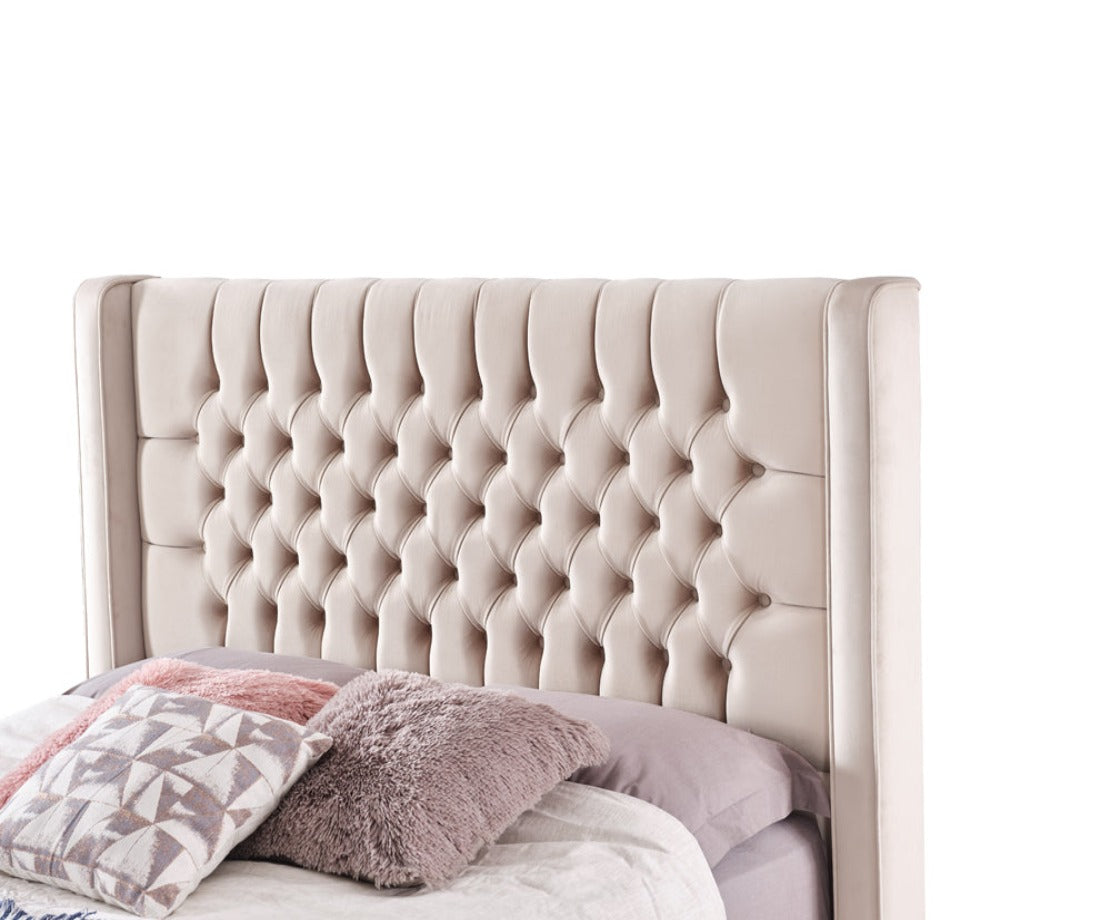 Astrid 4ft 6 Double Ottoman Bed Pack - Sand | Grey