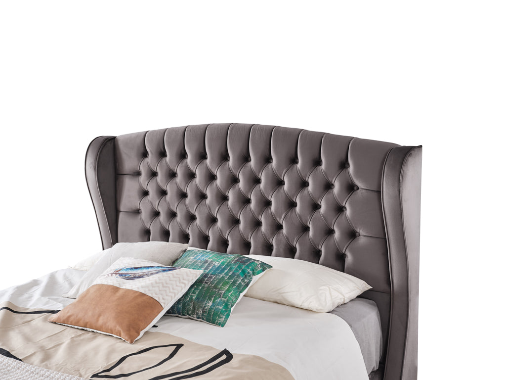 Venus 6ft Superking Ottoman Bed Frame - Grey | Sand