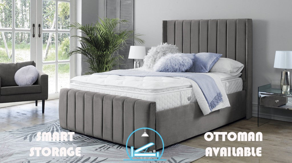 Topaz 4ft 6 Ottoman Bed Frame