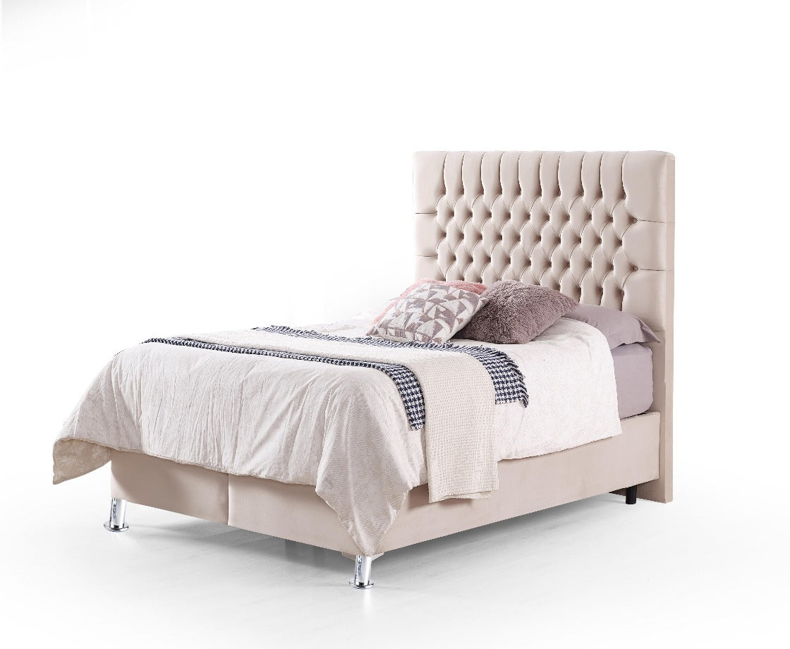 Astrid 4ft 6 Double Ottoman Bed Pack - Sand | Grey