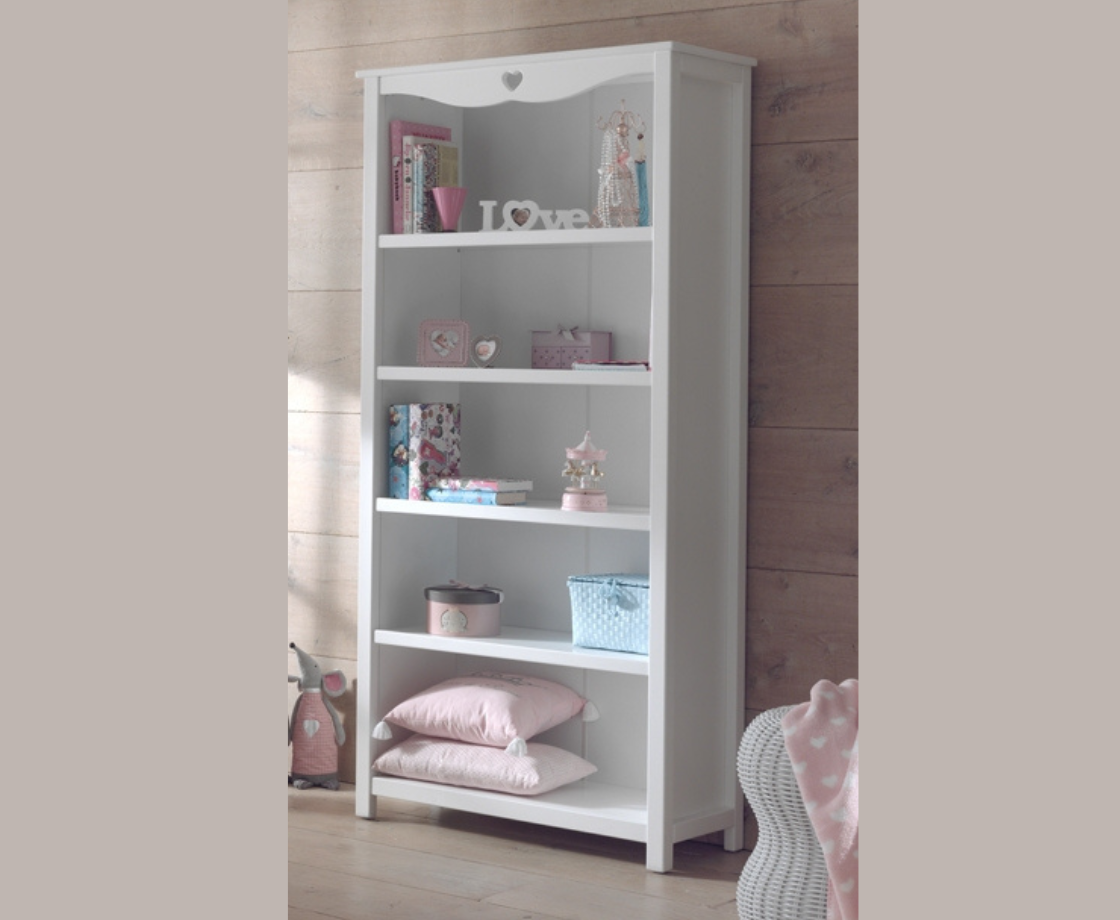 Amore Bookcase - White