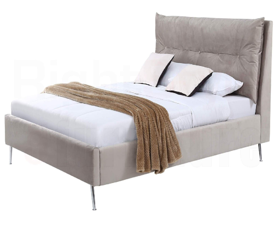 Averi 4ft 6 Double Bed Frame - Mink