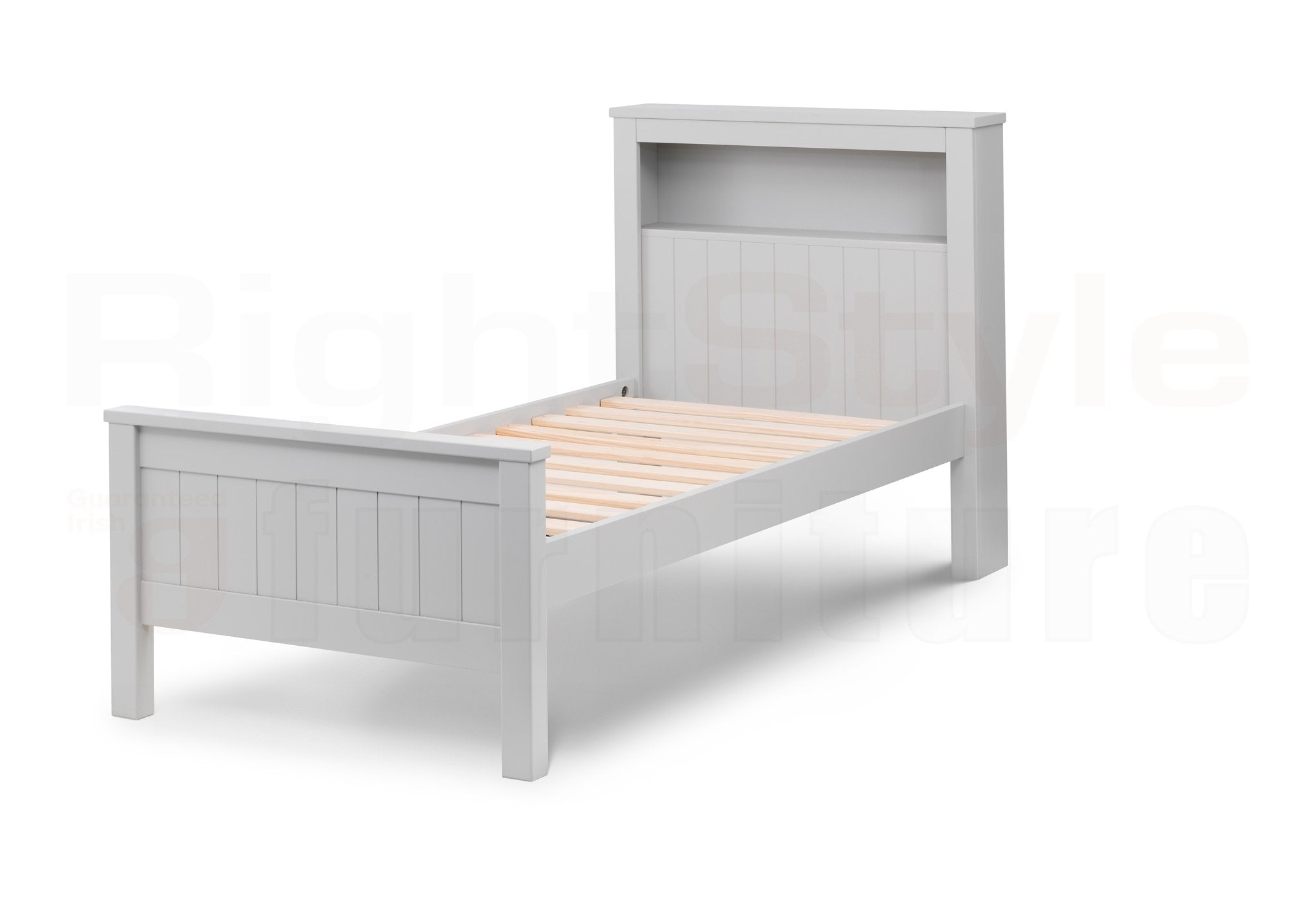 Maine Bookcase Bed Dove Grey