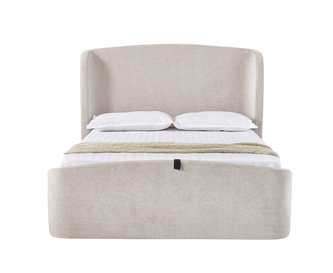 Blinne 6ft Ottoman Bed - Cream