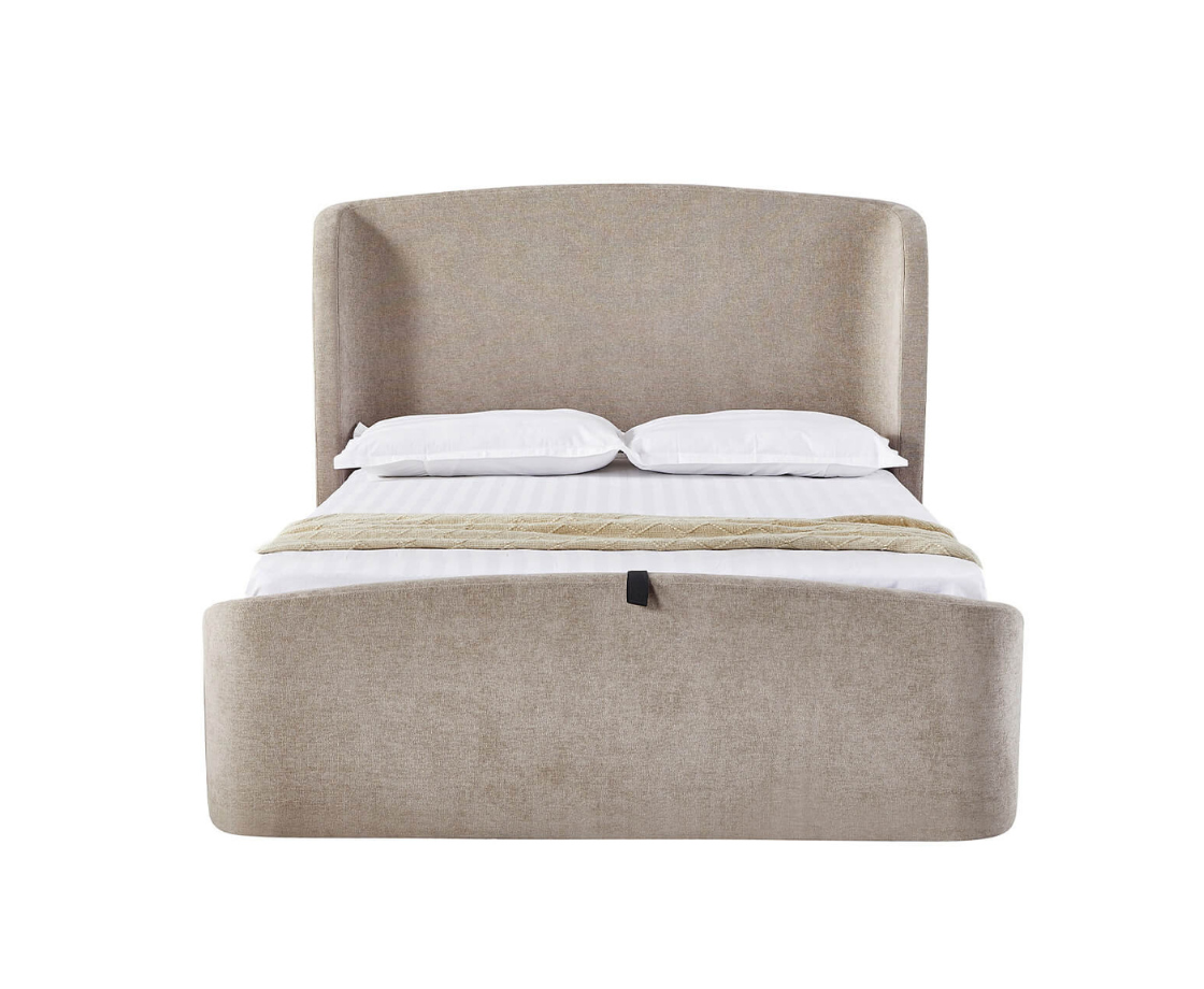 Blinne 4ft6 Ottoman Bed - Beige