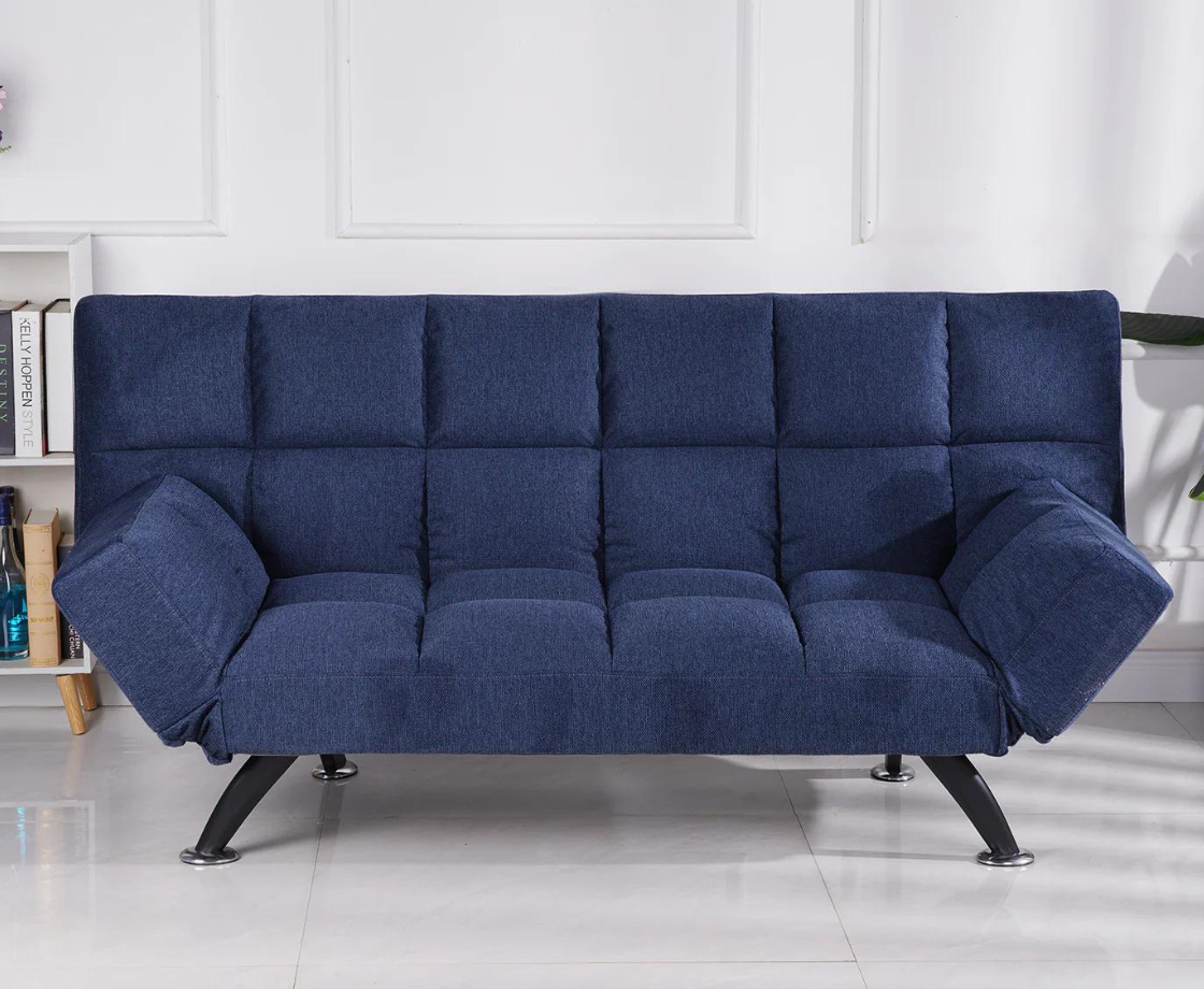 Boston Double Semi Reclined Sofabed - Denim