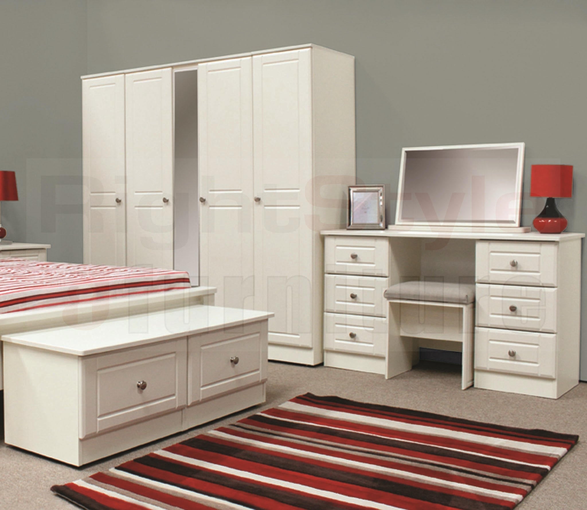 Boyne 1 Door Robe with Shelves