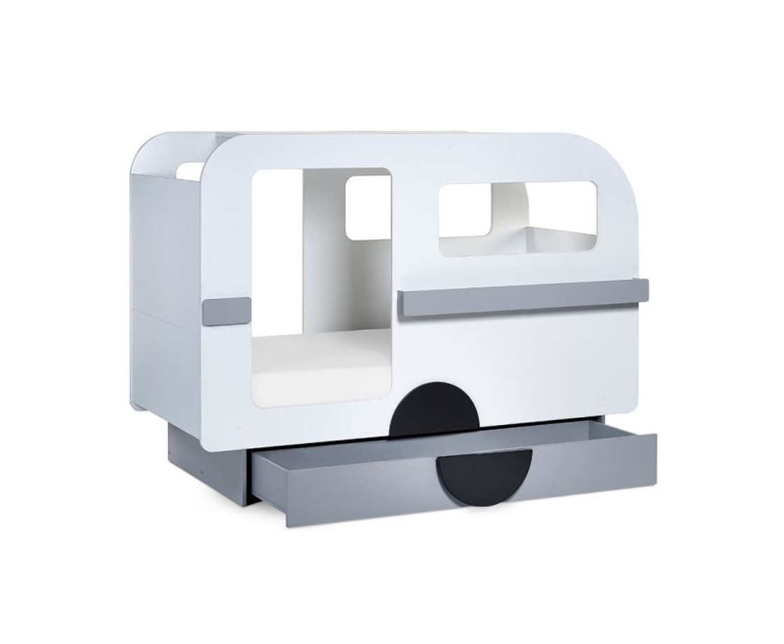 California Caravan Bed - Vapor Grey