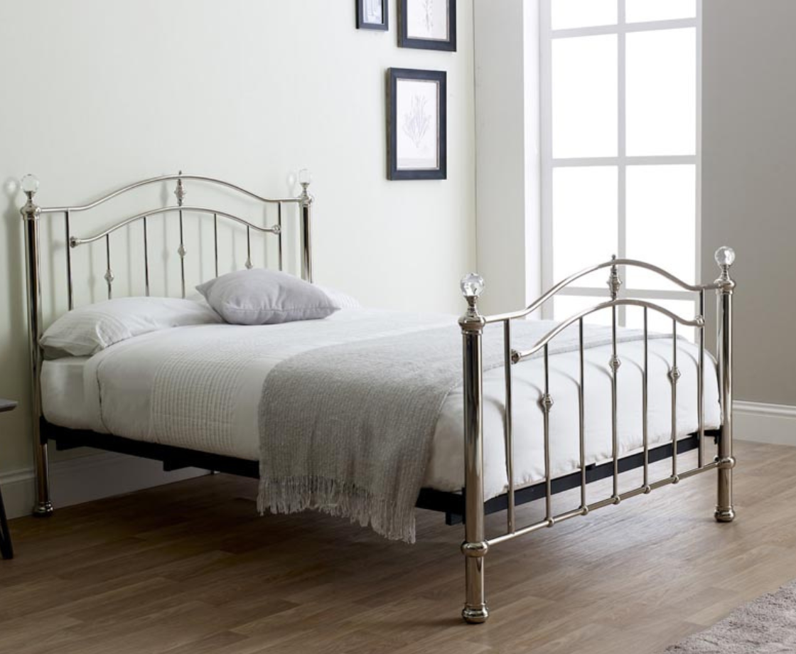 Callie 5ft Kingsize Bed Frame Chrome