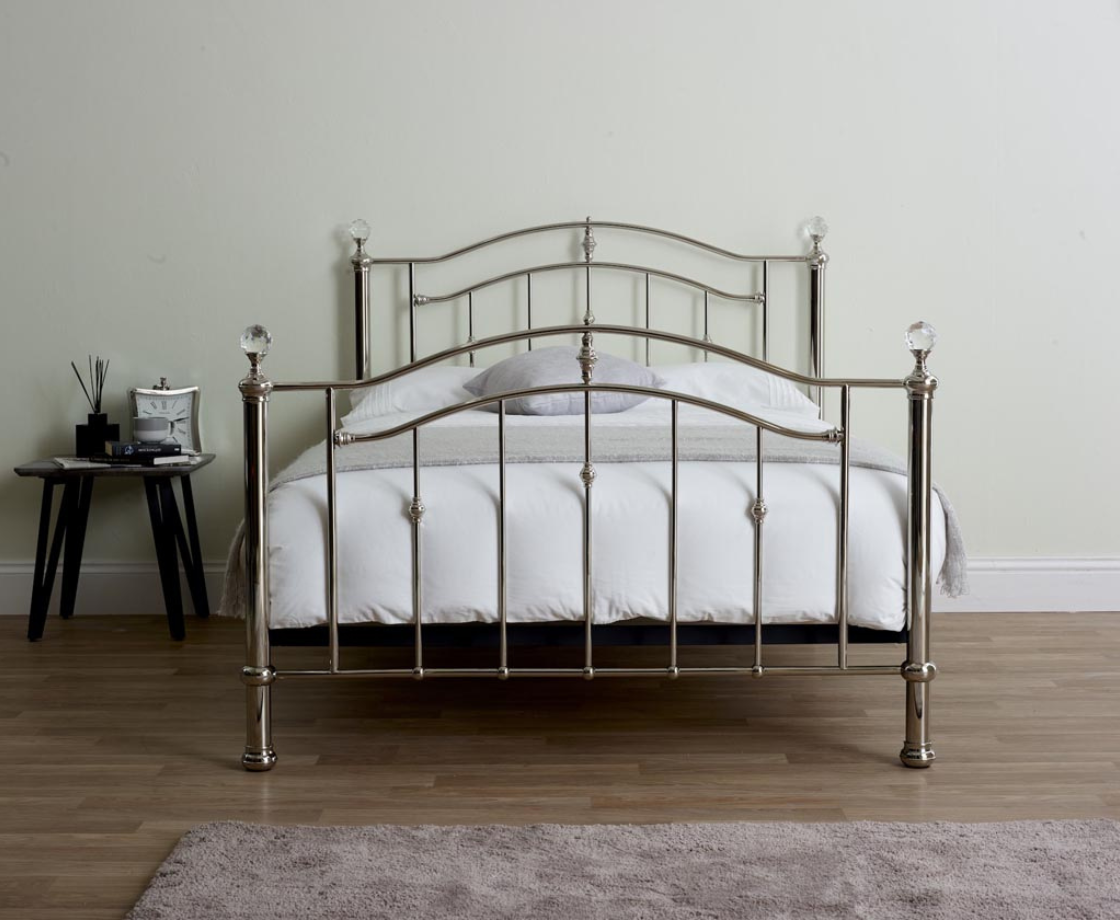 Callie 4ft6 Double Bed Frame Chrome