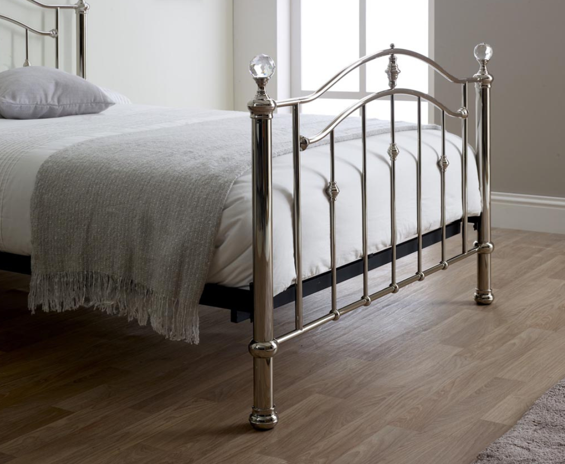 Callie 4ft6 Double Bed Frame Chrome
