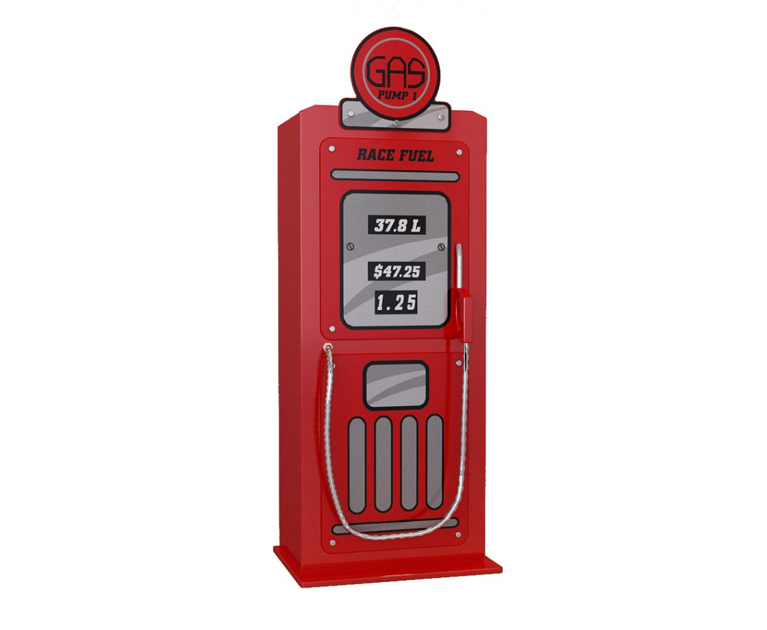 Gas Pump Wardrobe - Red
