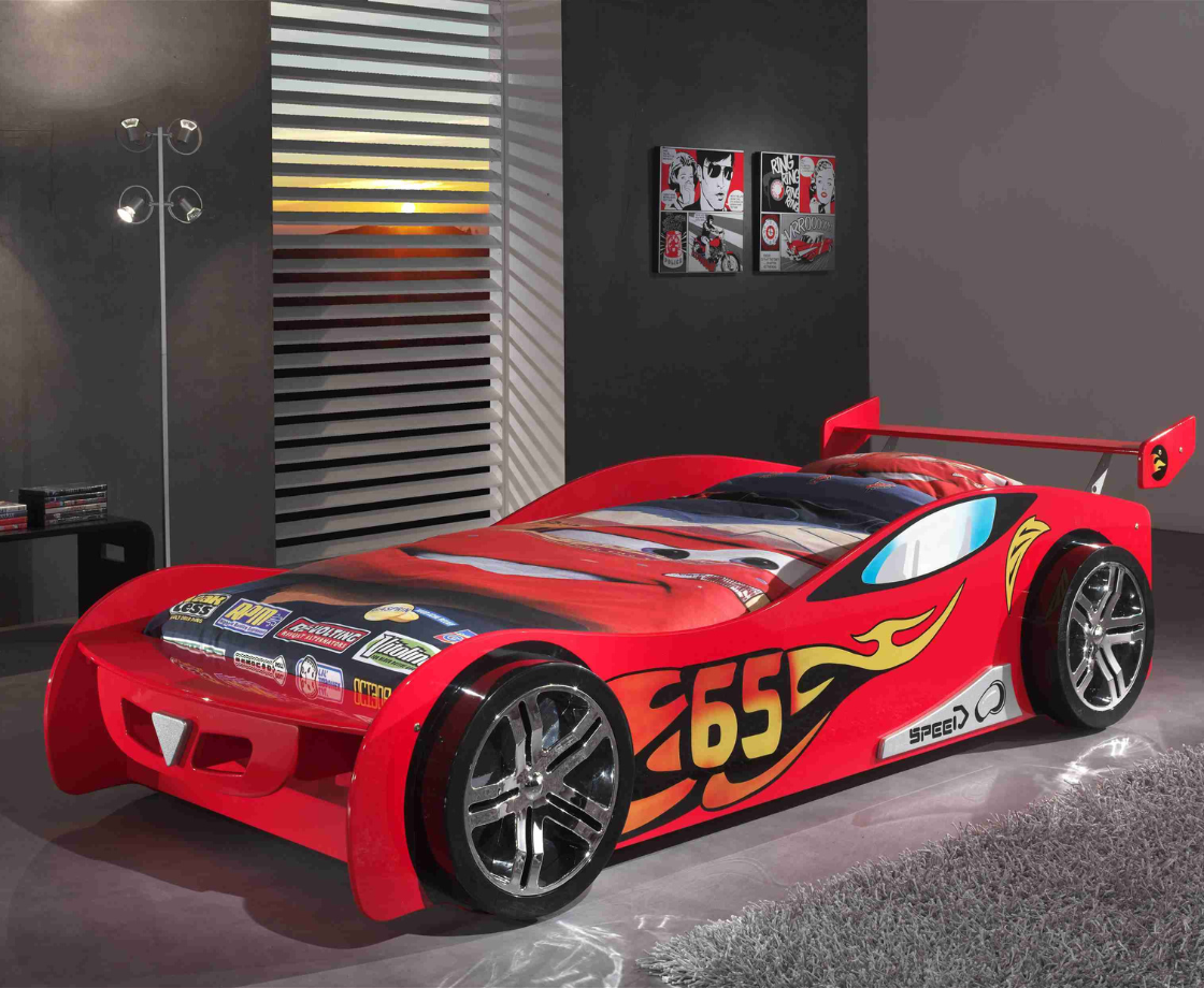 Lemans Bed 90x200cm - Red