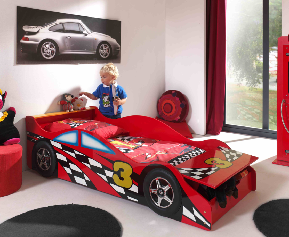 Toddler Race Carbed 70x140cm - Red