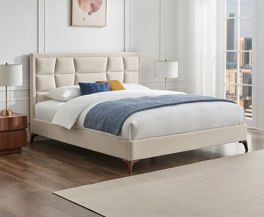 Carmen 6ft Superking Bed - Natural